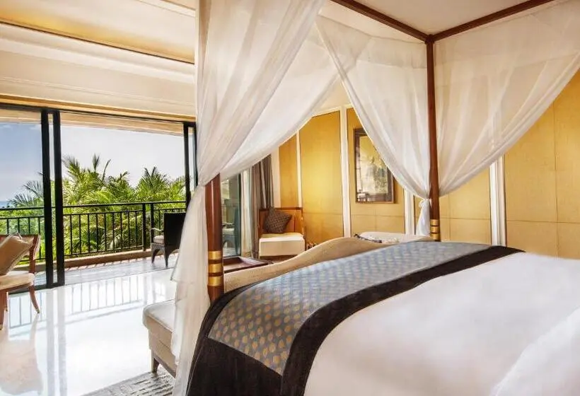 キングサイズベッドのデラックスルーム, Wanda Reign Resort & Villas Sanya Haitang Bay