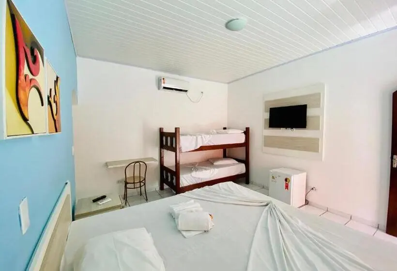 スタンダード４人部屋, Pousada Porto Do Rio Praia