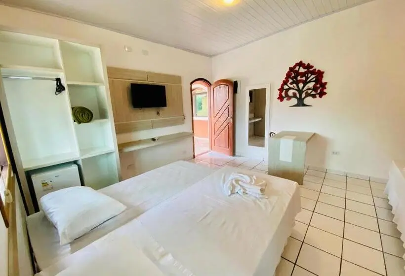 デラックスの４人部屋, Pousada Porto Do Rio Praia