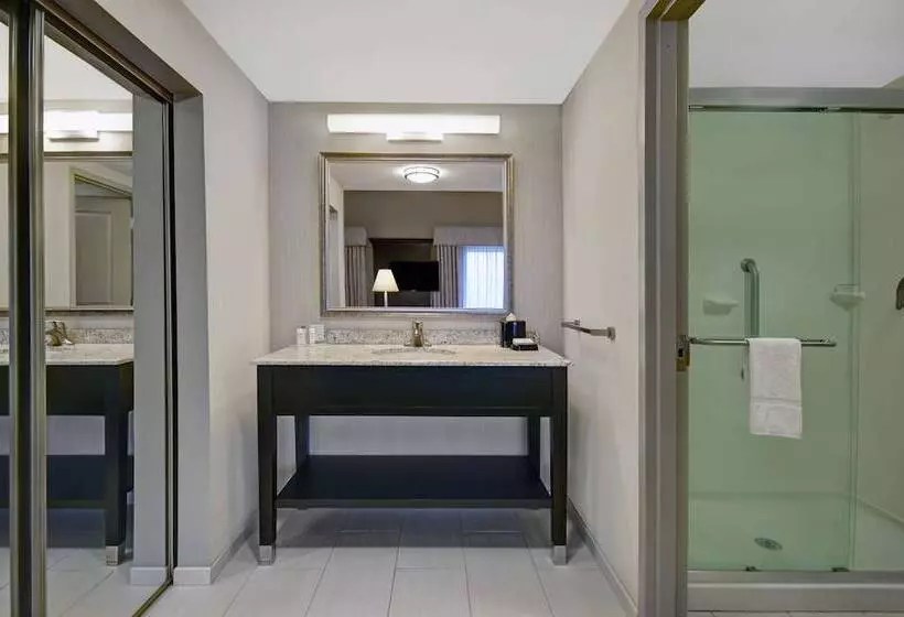身障者適用キングサイズベッドルーム, Hampton Inn & Suites Robbinsville