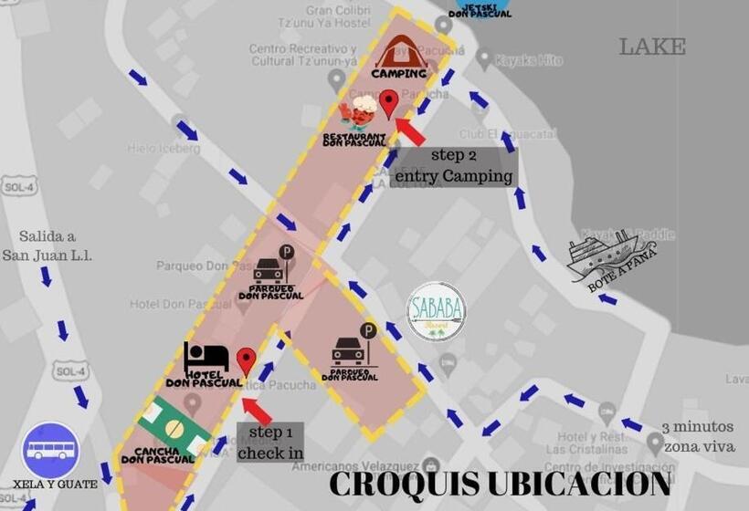 چادر با خدمات رفاهی استاندارد, Complejo Don Pascual