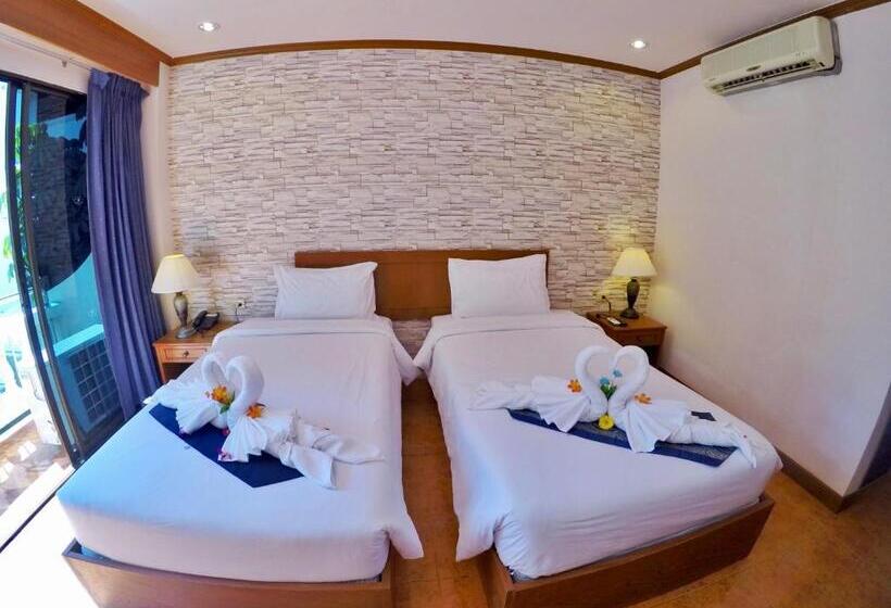 Habitació Deluxe, Patong Central Residence And Apartment