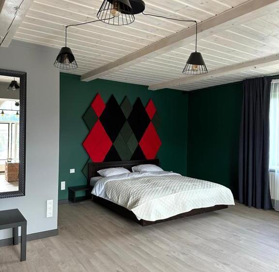 اتاق استاندارد با تخت بزرگ, готель ресторан два леви