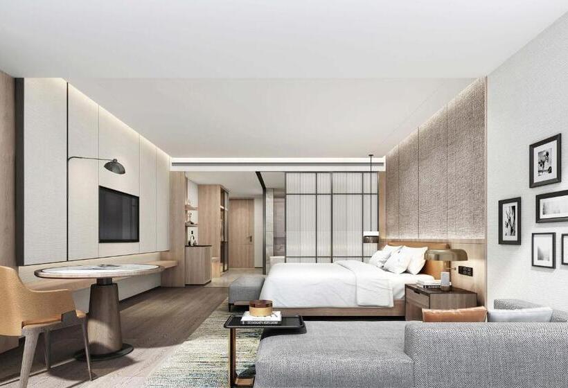 Номер Deluxe Кровать Кинг Вид на Город, Sheraton Rizhao