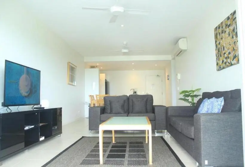 آپارتمان 1 خوابه با چشم‌انداز دریا, Darwin Harbour Suite