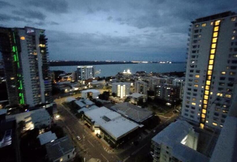 带1个卧室的带海景的公寓, Darwin Harbour Suite