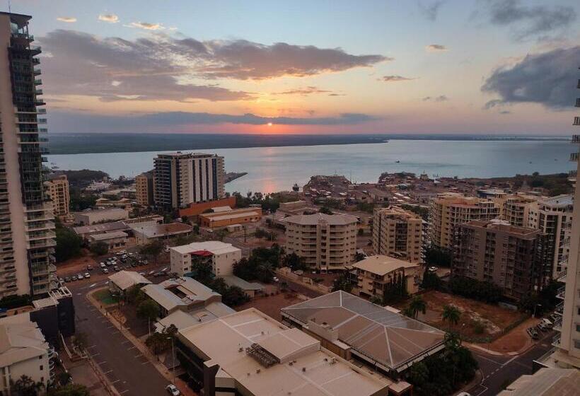 豪华海景房带阳台, Darwin Harbour Suite