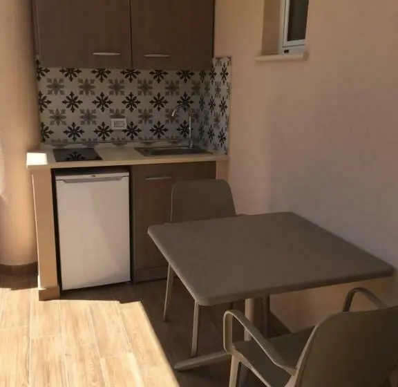 テラス付き１ベッドルームアパートメント, Salsedine Tropea Capo Vaticano