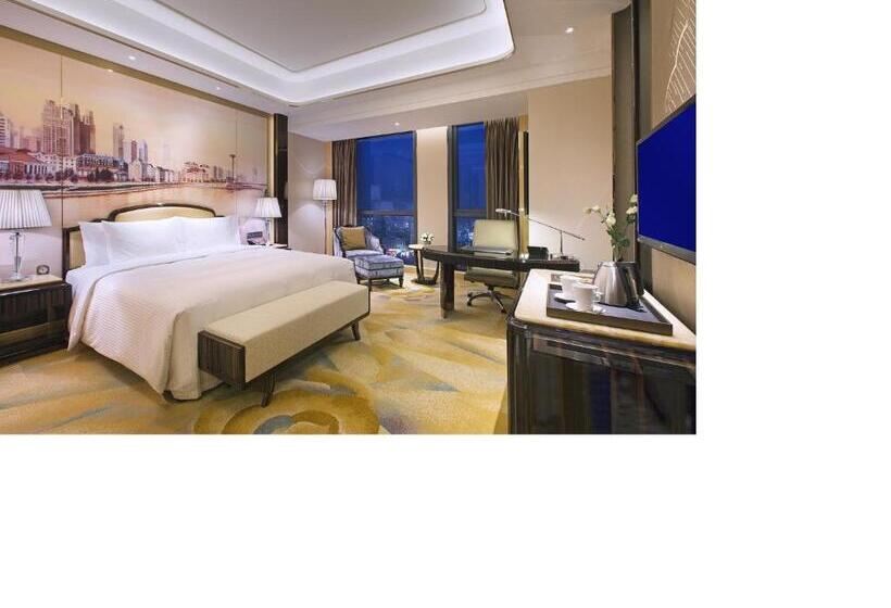 带大床的豪华间, Wanda Vista Tianjin