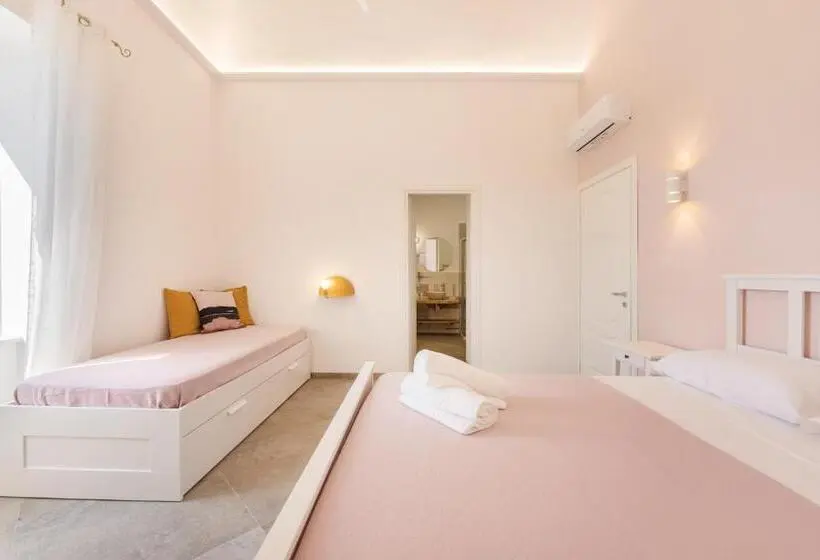 オーシャンビューのデラックストリプルルーム, Villa Caterina B&b