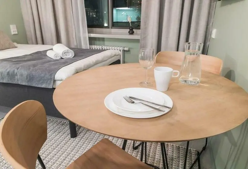 スタンダードシングルルーム, Forenom Aparthotel Jyväskylä