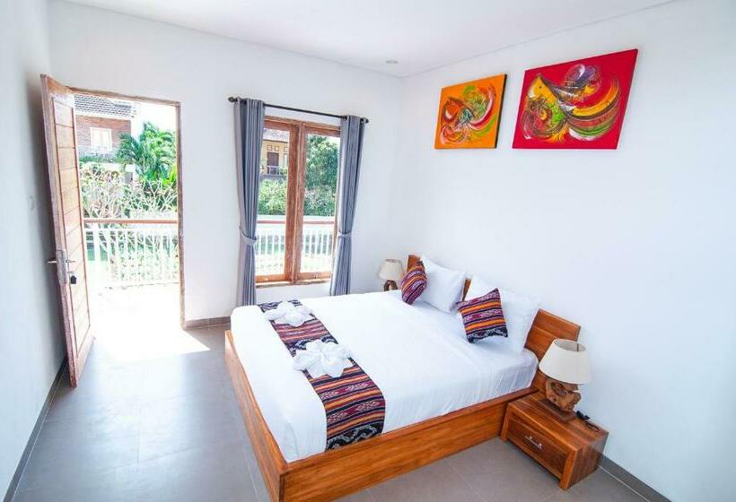חדר דלוקס נוף בריכה, Bali Manik Guest House Canggu