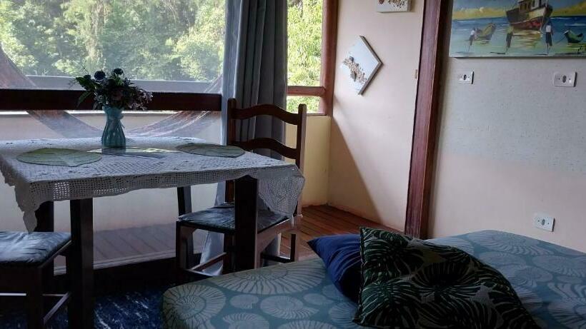 Quarto Triplo Estandar com Sacada, Manacá Suítes Prumirim