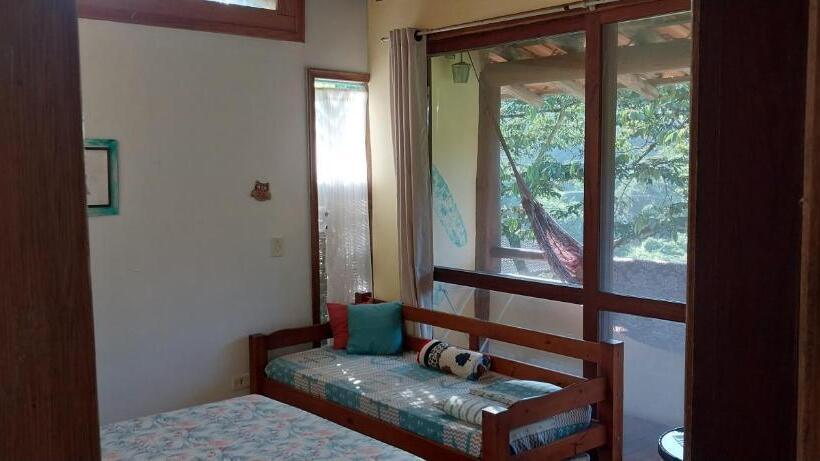 Quarto Triplo Estandar com Sacada, Manacá Suítes Prumirim