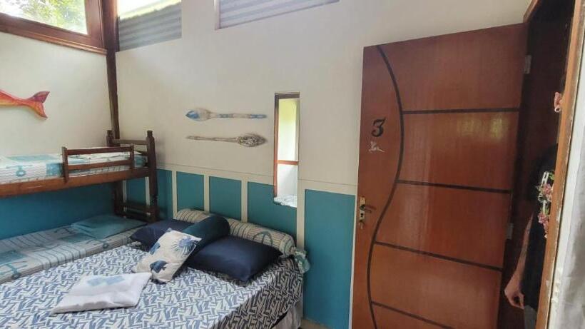 Quarto Triplo Estandar com Sacada, Manacá Suítes Prumirim