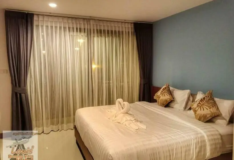 キングサイズベッドのスタンダードルーム, Louis  Runway View Hotel   Sha Extra Plus
