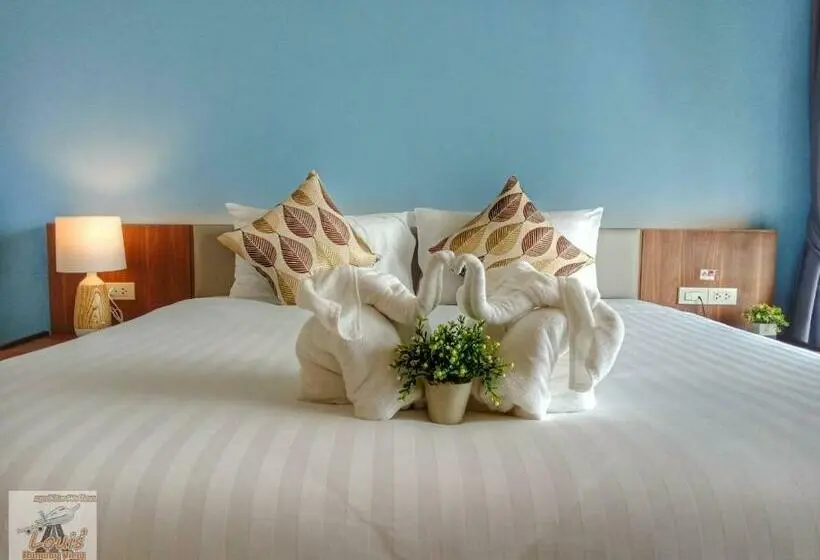 キングサイズベッドのスタンダードルーム, Louis  Runway View Hotel   Sha Extra Plus