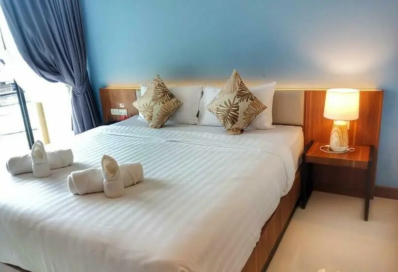 キングサイズベッドのスタンダードルーム, Louis  Runway View Hotel   Sha Extra Plus