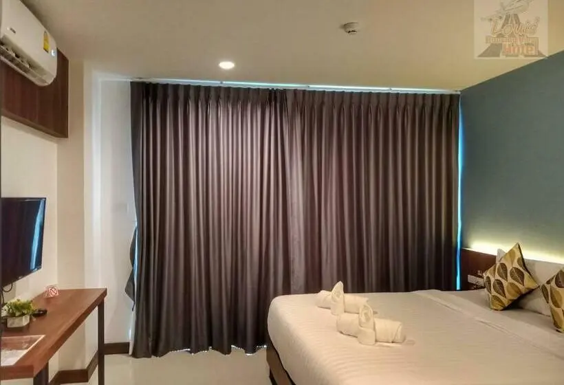 キングサイズベッドのスタンダードルーム, Louis  Runway View Hotel   Sha Extra Plus