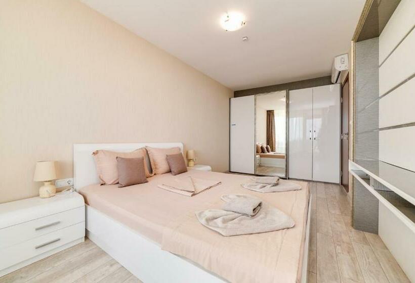 شقة ديلوكس غرفة نوم واحدة مطلة على البحر, Apartcomplex Golden Bay