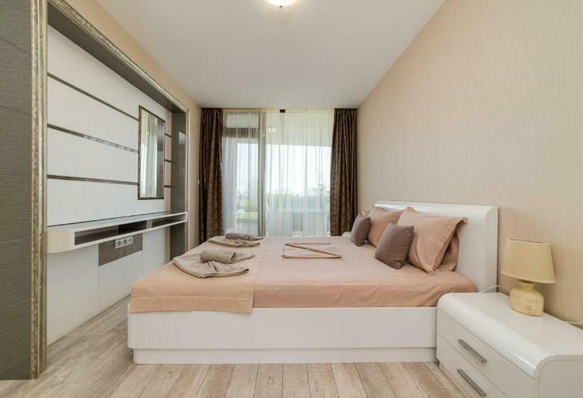 1침실 디럭스 아파트 바다 전망, Apartcomplex Golden Bay
