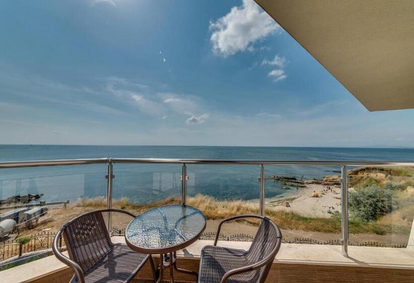 침실1개 아파트 발코니 바다 전망, Apartcomplex Golden Bay