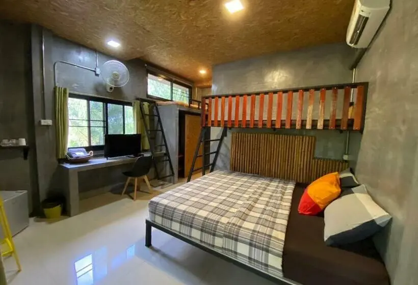 Standard-huone Vuoristonäkymä, Baan Nork Farmstay บ้านนอก ฟาร์มสเตย์