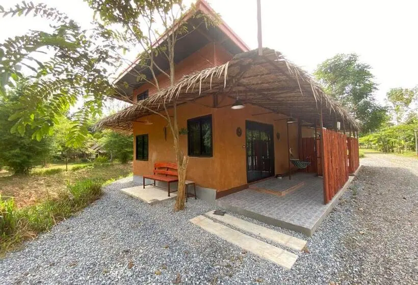 Deluxe-perhehuone, Baan Nork Farmstay บ้านนอก ฟาร์มสเตย์