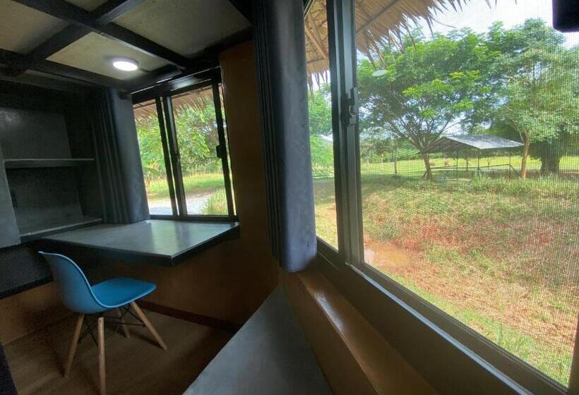 غرفة ديلوكس عائلية, Baan Nork Farmstay บ้านนอก ฟาร์มสเตย์