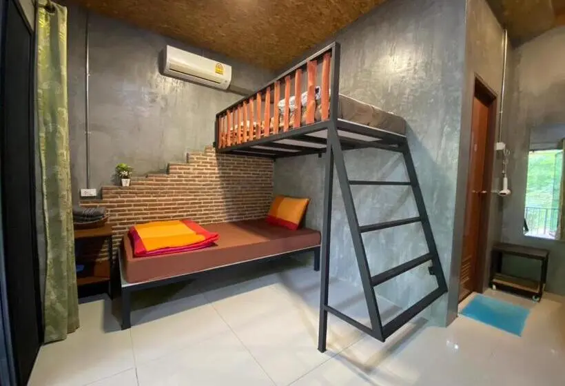 Deluxe-huone, Baan Nork Farmstay บ้านนอก ฟาร์มสเตย์