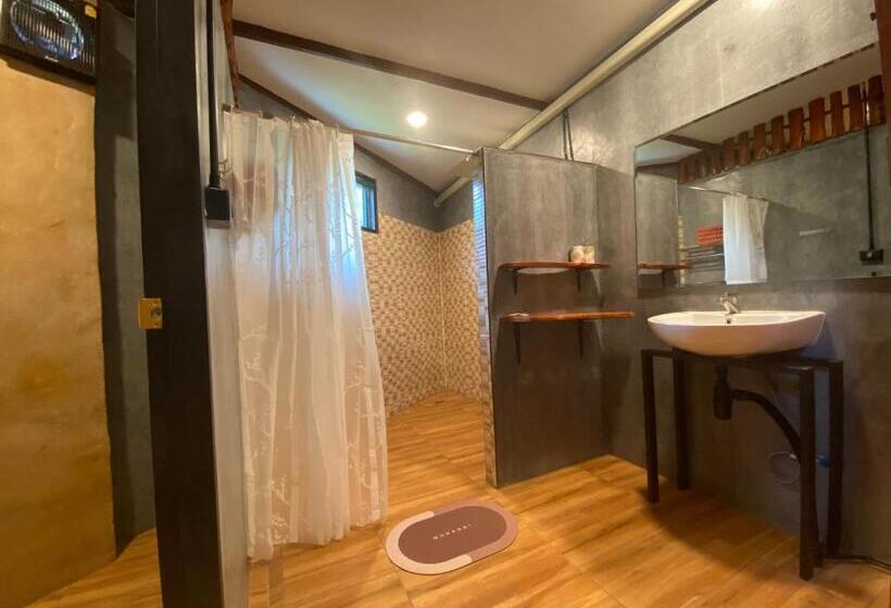 غرفة ديلوكس عائلية, Baan Nork Farmstay บ้านนอก ฟาร์มสเตย์