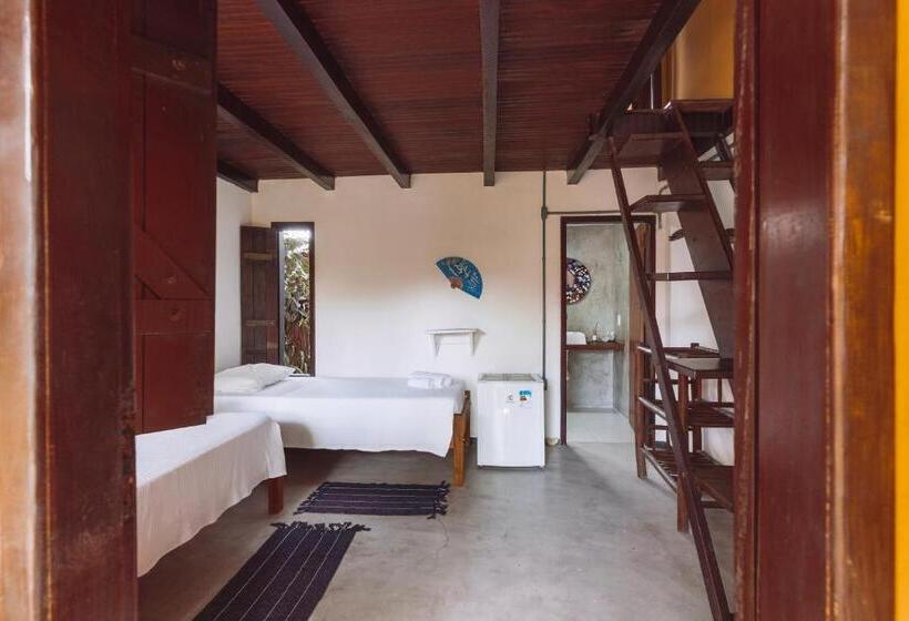 Sviitti 2 Makuuhuonetta, Pousada Habitat Caraiva