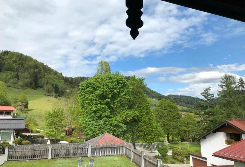 חדר יחיד עם טרסה, Gästehaus Am Kurparkweg