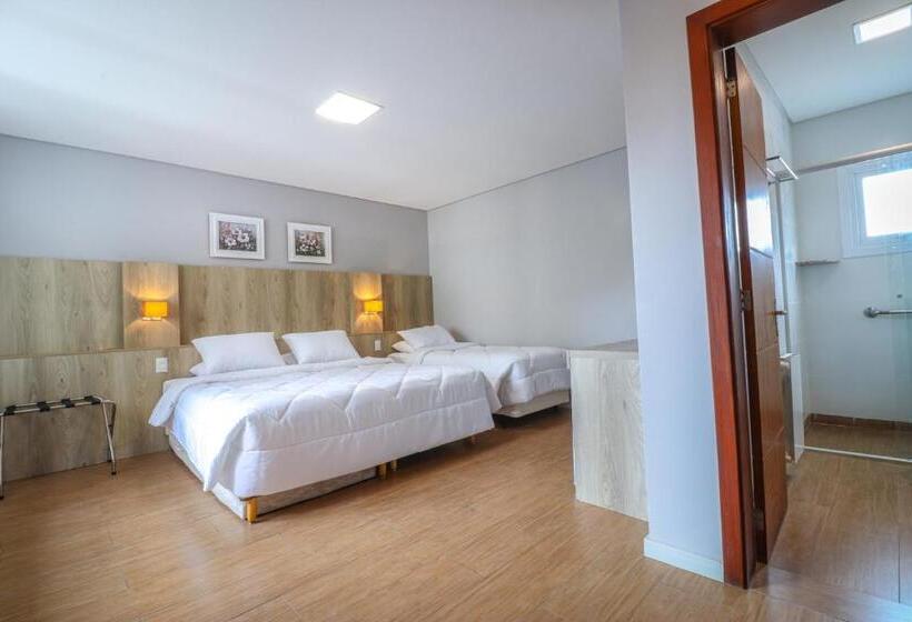 اتاق لوکس چهار تخته, Pousada Bella Viena