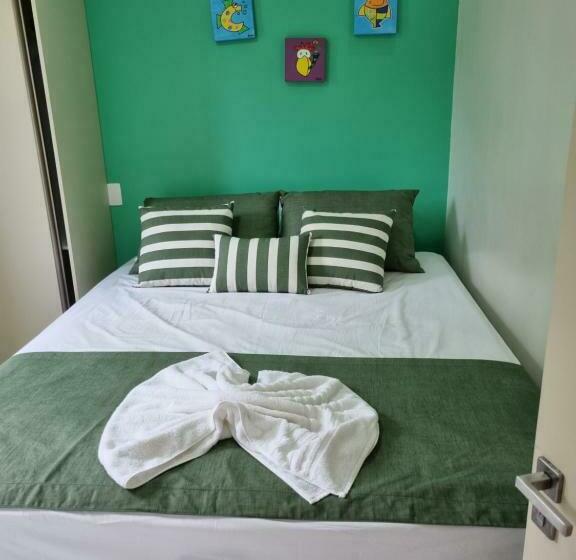 Апартаменты 2 Спальни, Beach Class Resort 2 Quartos Muro Alto Bms