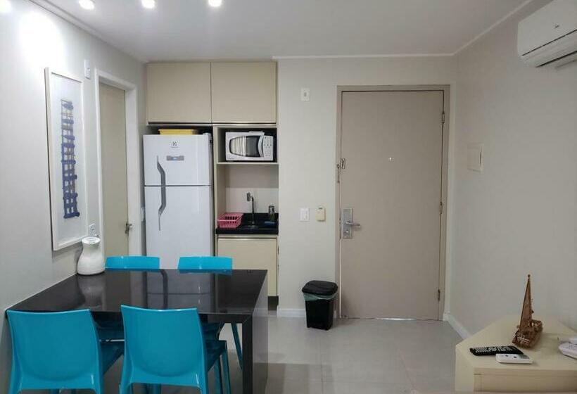 Апартаменты 2 Спальни, Beach Class Resort 2 Quartos Muro Alto Bms