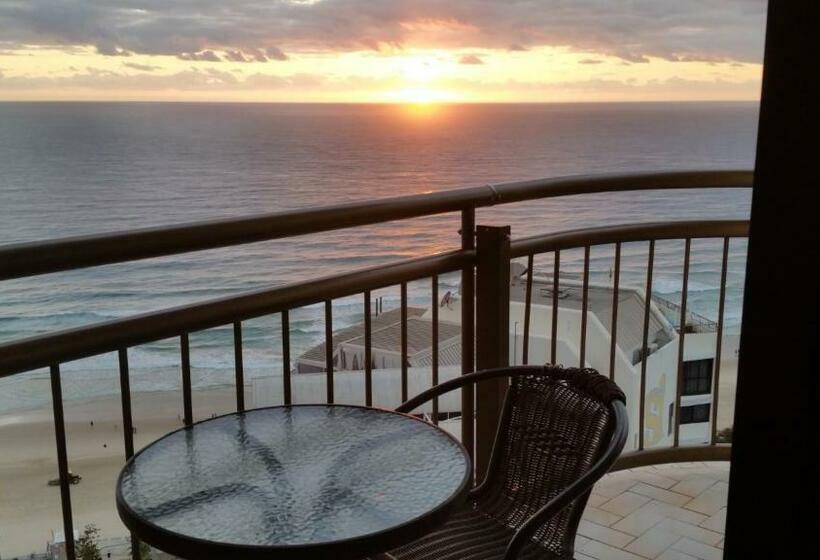 带1个卧室的带海景的公寓, Beachcomber Resort   Official