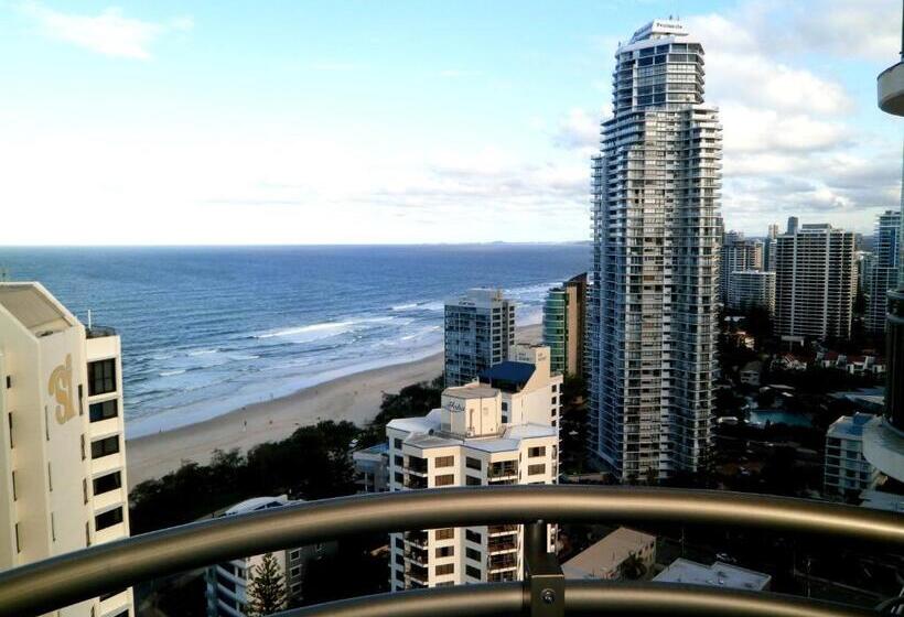 带1个卧室的带海景的公寓, Beachcomber Resort   Official