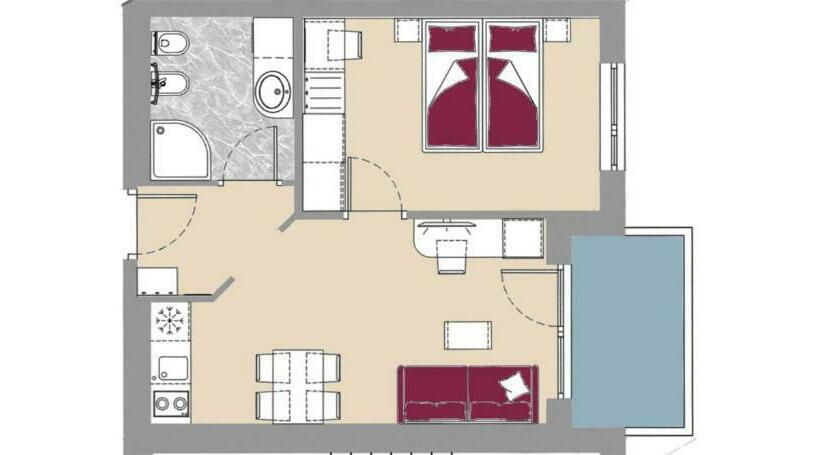 Полулюкс с Балконом, City Hotel Merano