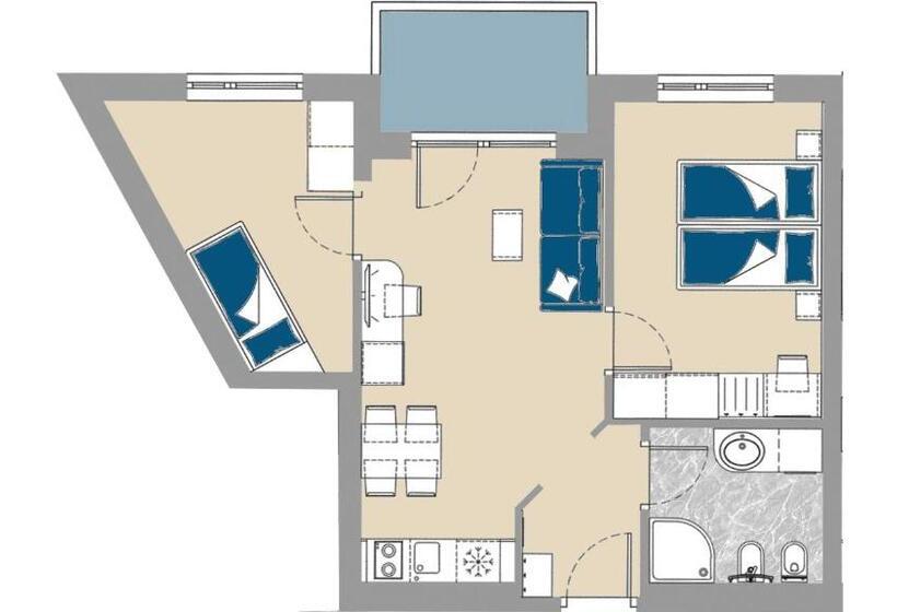 Люкс, City Hotel Merano