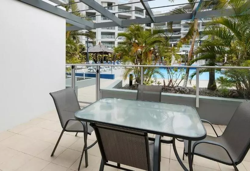 プールの見える１ベッドルームアパートメント, Oaks Hervey Bay Resort And Spa