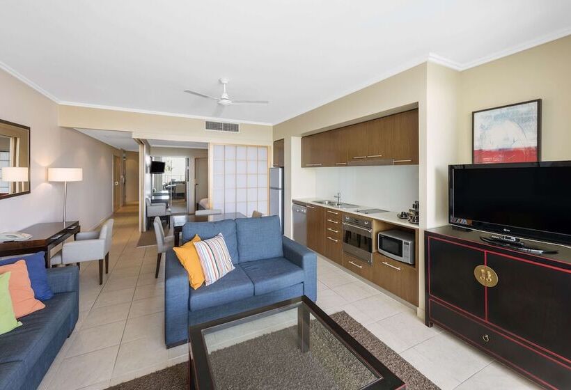 شقة غرفتين مطلة على البحر, Oaks Hervey Bay Resort And Spa