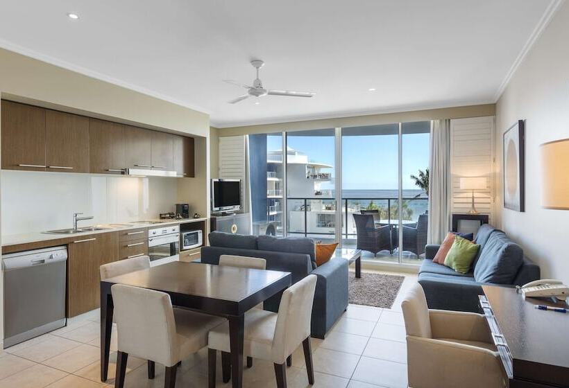 شقة غرفتين مطلة على البحر, Oaks Hervey Bay Resort And Spa