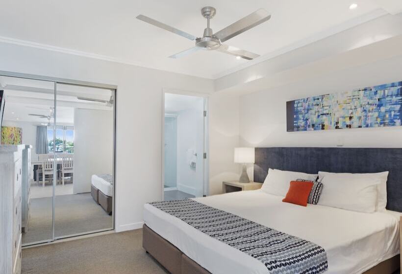 شقة غرفتين مطلة على البحر, Oaks Hervey Bay Resort And Spa