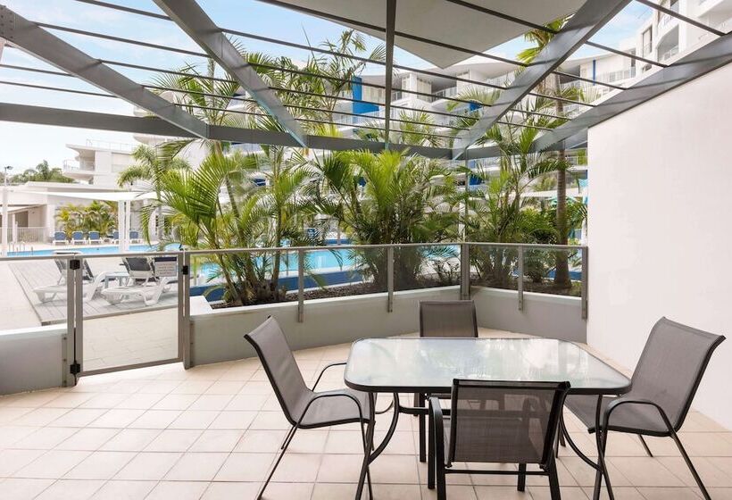 شقة غرفة واحدة مطلة على حمام السباحة, Oaks Hervey Bay Resort And Spa