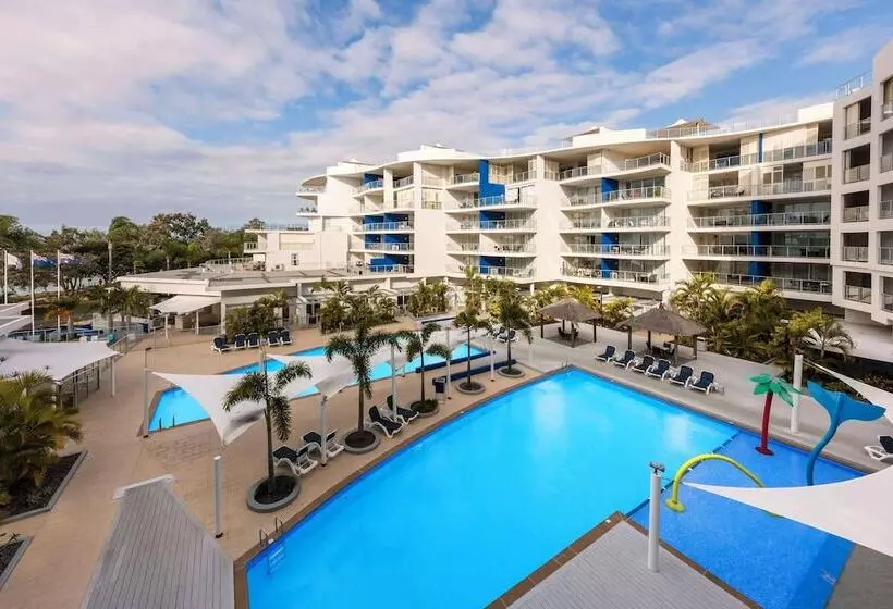 プールビューの２ベッドルームアパート, Oaks Hervey Bay Resort And Spa