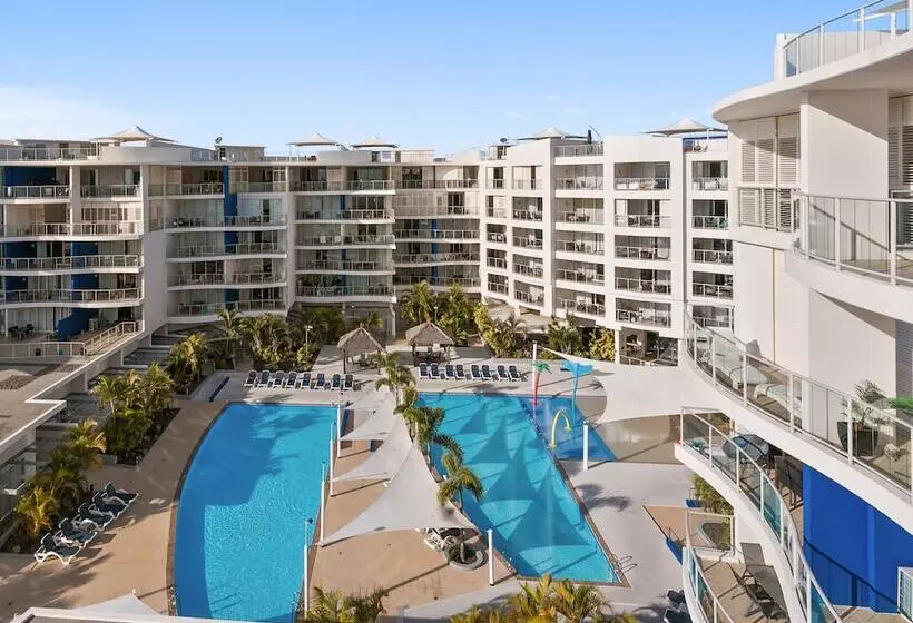 プールビューの３ベッドルームアパート, Oaks Hervey Bay Resort And Spa