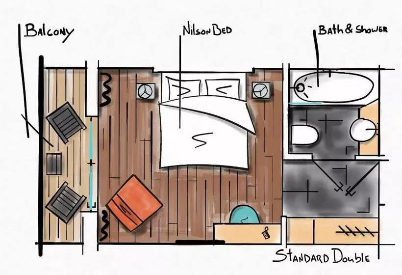 Standard Room, De Sterrenberg   Adults Only