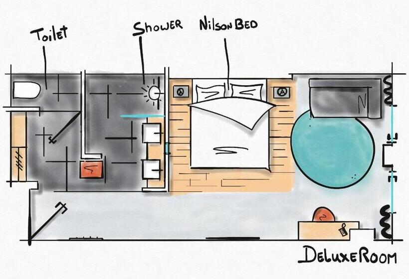 デラックスルーム, De Sterrenberg   Adults Only