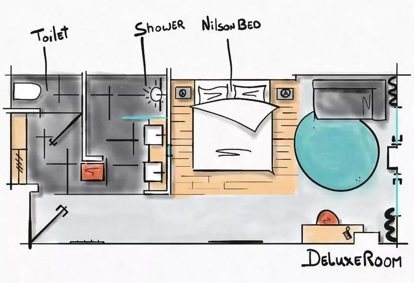 Deluxe Room, De Sterrenberg   Adults Only